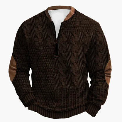 Strickpullover Herbst Winter Zopfmuster