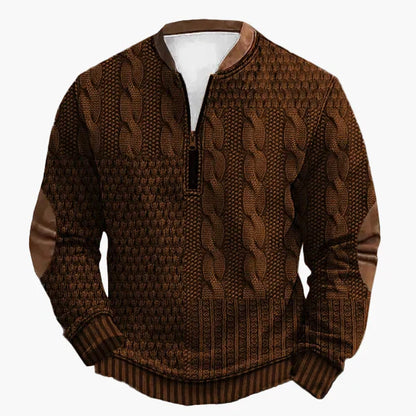 Strickpullover Herbst Winter Zopfmuster