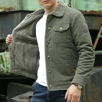 Herren Thermojacke Isolierend Warm