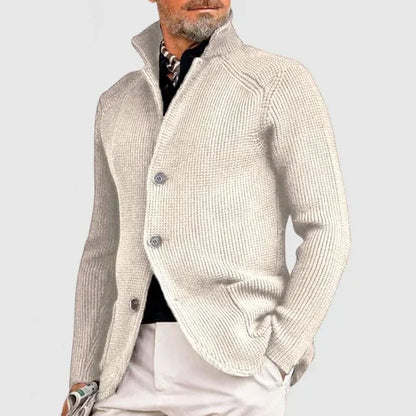 Herren Cardigan Modern Knopfverschluss
