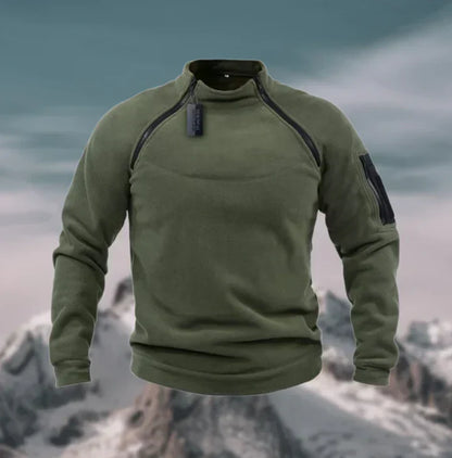 Herren Pullover Fleece Warm Winddicht - IdealeKleiden