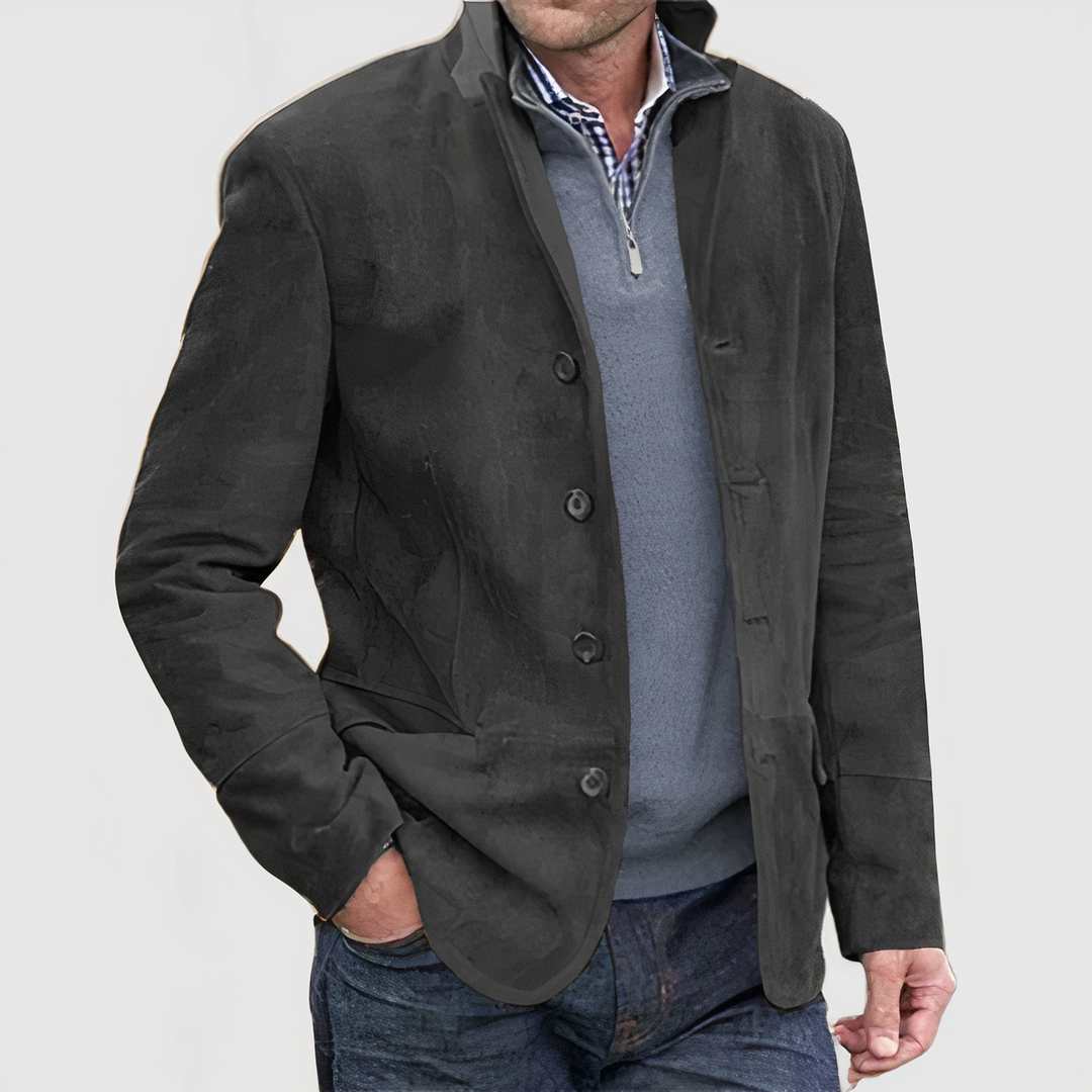 Retro Jacke Mit Knöpfen Damen