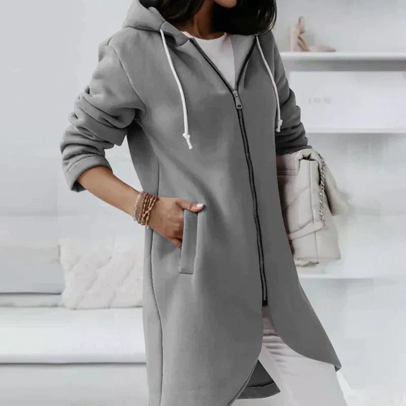 Stylisher Kapuzenpullover Mit Reißverschluss