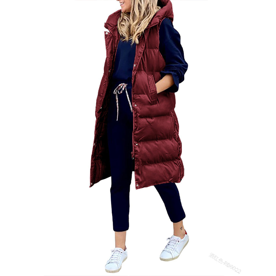 Ärmellose Herbstjacke Damen Mode