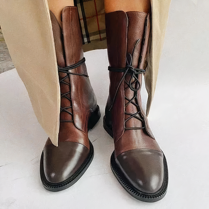 Stilvolle Kniehohe Stiefel Elegant Damenschuhe