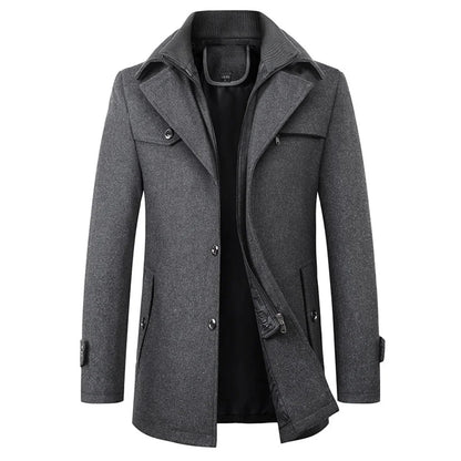 Luxus Wintermantel Business Chic Damen