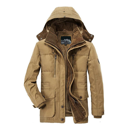 Praktischer Winterparka Herren Modern Design - IdealeKleiden