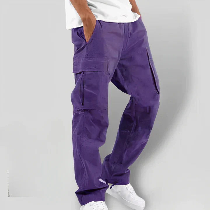 Männer Cargohose Dunkelgrau Trendy