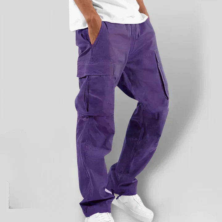Männer Cargohose Dunkelgrau Modern Stil