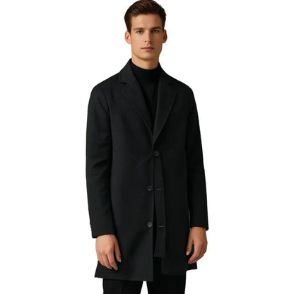 Herren Winterjacke Reverskragen Warm - IdealeKleiden