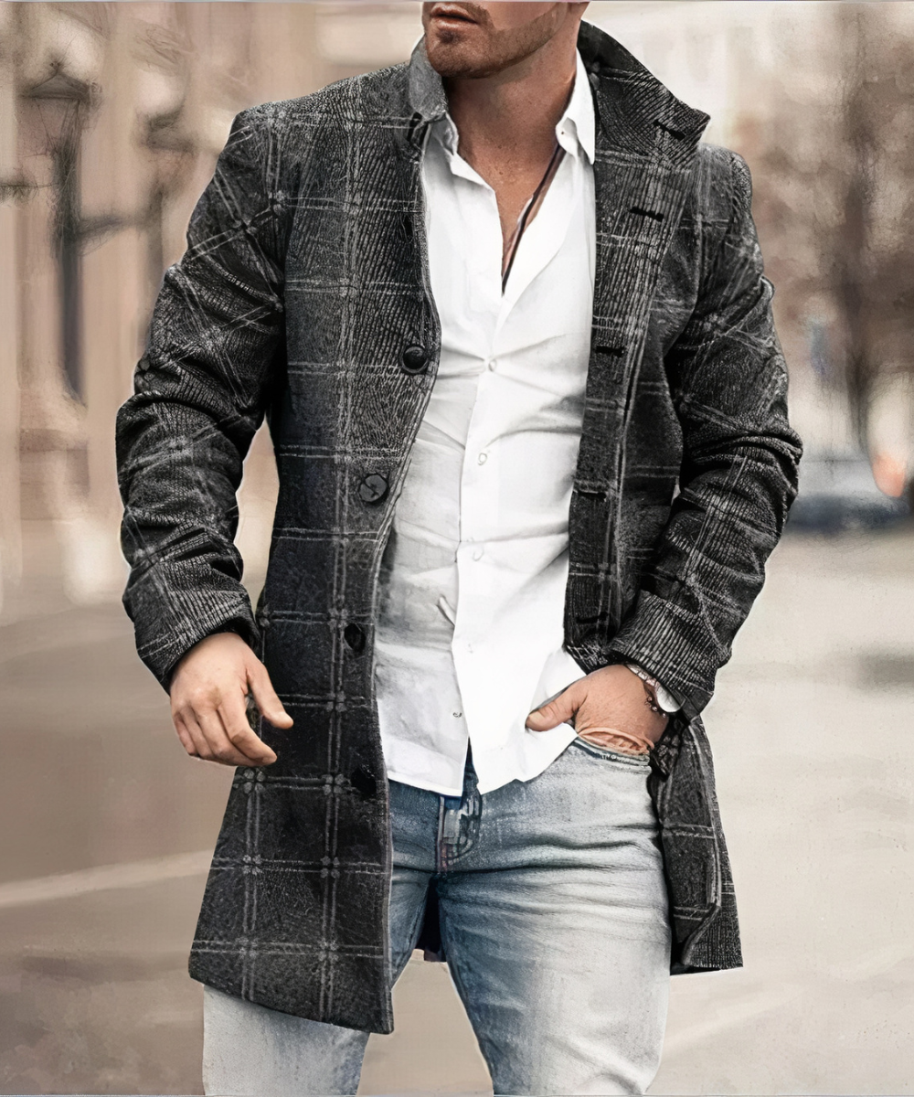 Stilvoller Herren Trenchcoat Elegant