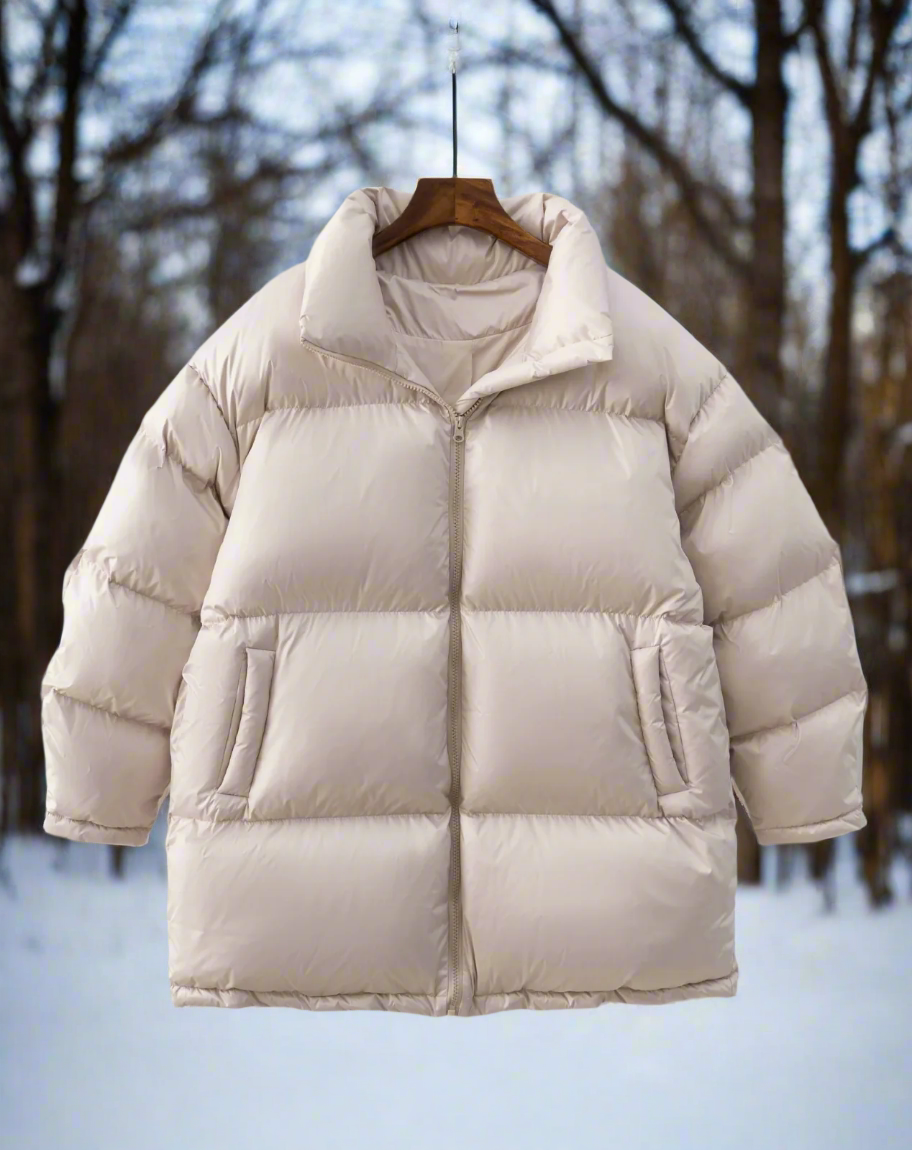 Warme Damenwinterjacke Weich Isoliert