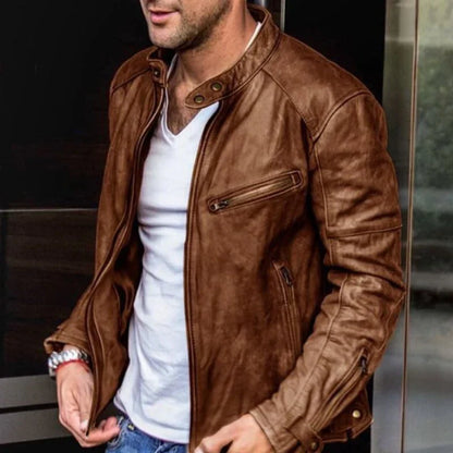 Lederjacke Elegant Wetterfest Azlan