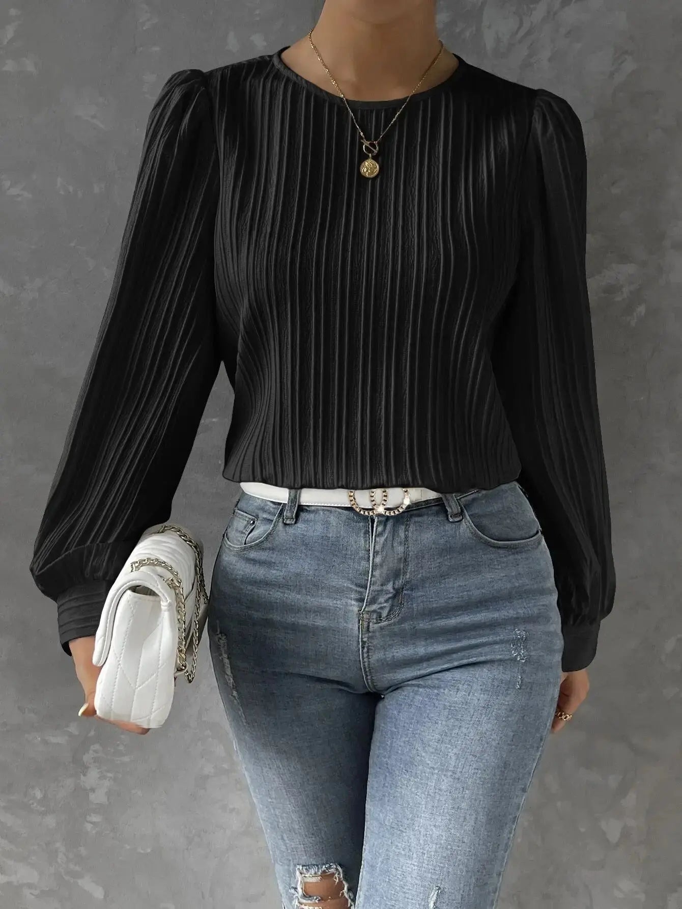 Elegante Damenbluse Zeitloser Stil