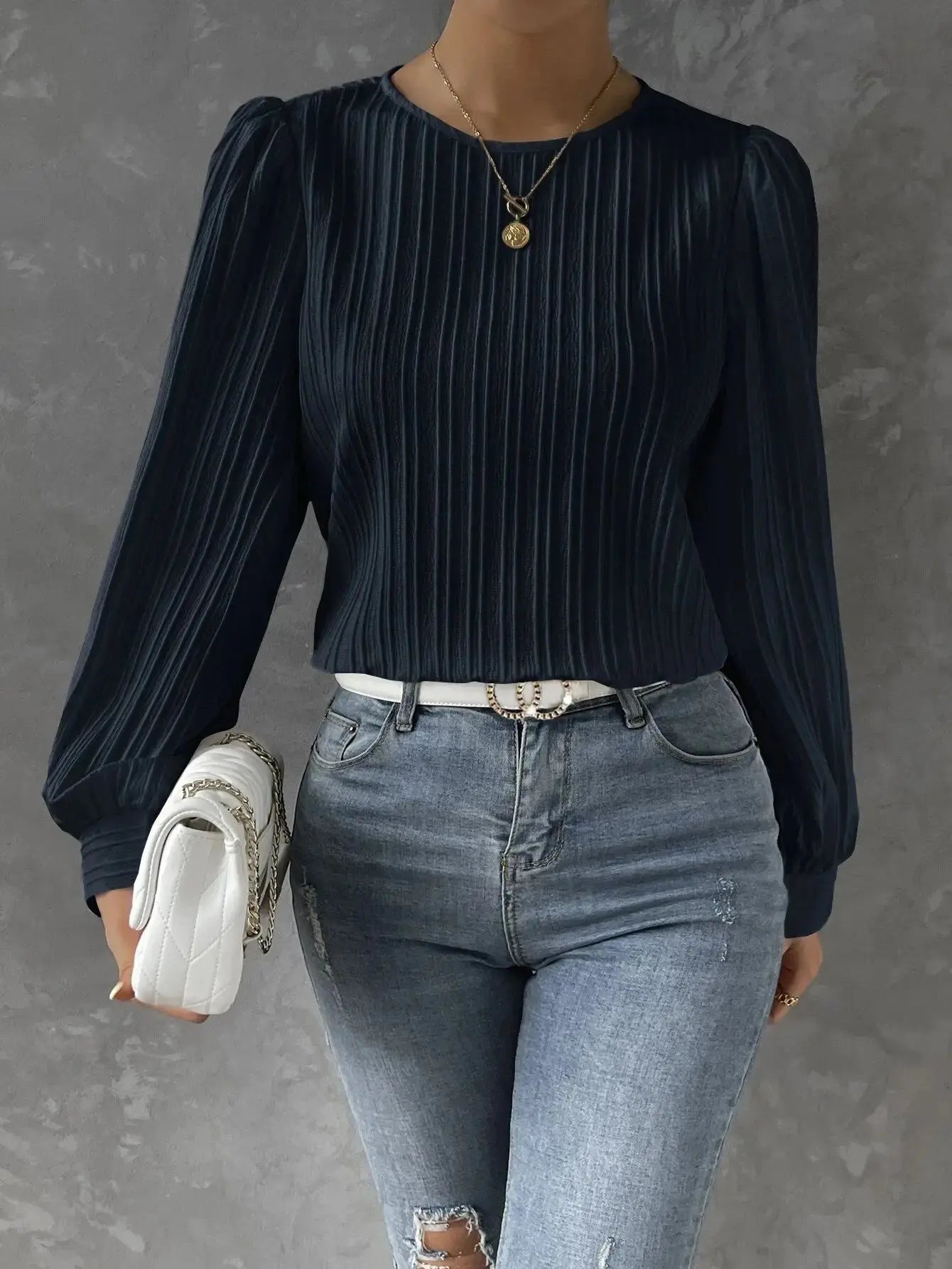 Elegante Damenbluse Zeitloser Stil