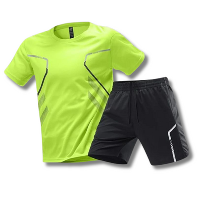 Fitness Set Herren: T-Shirt & Shorts Sportbekleidung