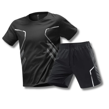 Fitness Set Herren: T-Shirt & Shorts Sportbekleidung - IdealeKleiden