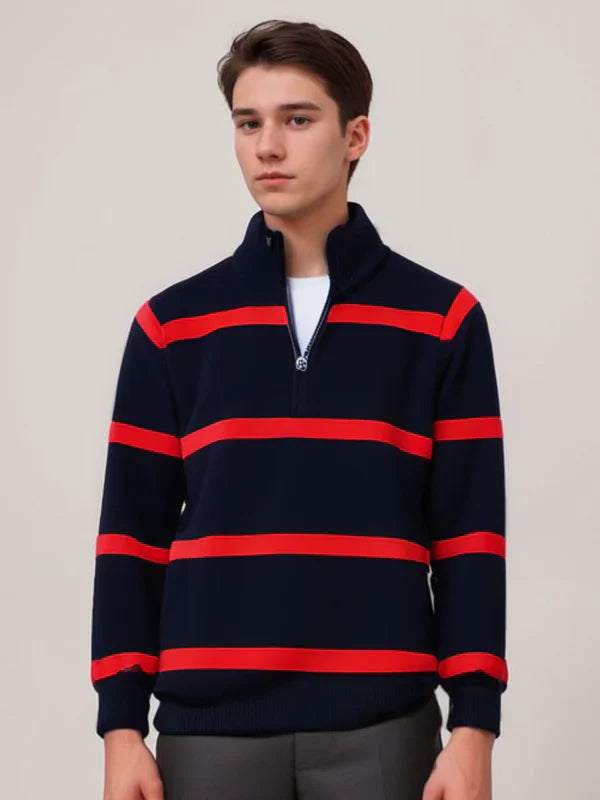 Weicher Baumwollpullover Sportlich