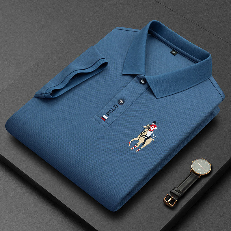 Polo-Shirt Gestickt Elegant Sportlich
