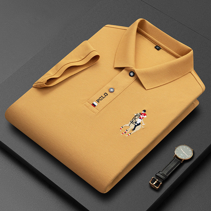 Polo-Shirt Gestickt Elegant Sportlich