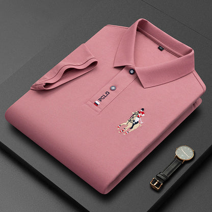 Polo-Shirt Gestickt Elegant Sportlich