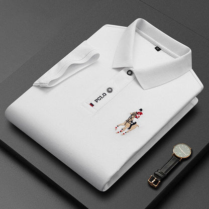 Polo-Shirt Gestickt Elegant Sportlich