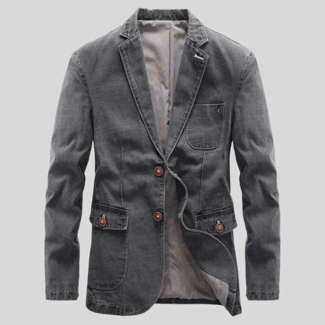 Moderner Denim Blazer Robust