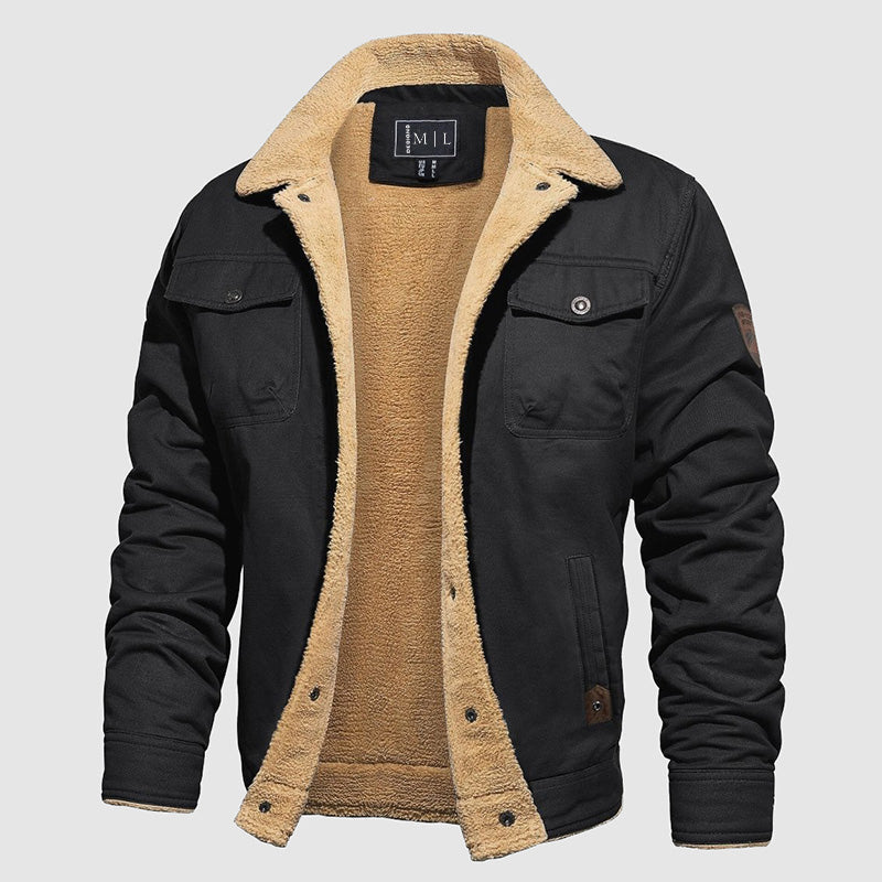 Lederjacke Pilotenstyle Elegant