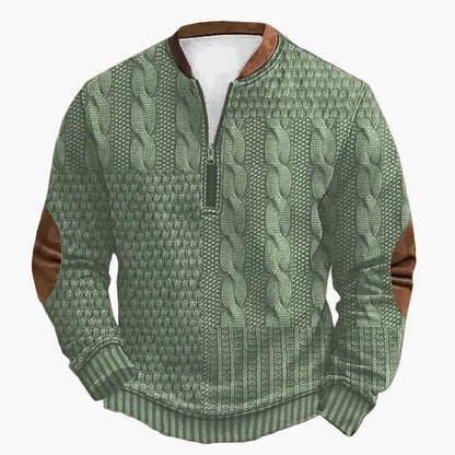Strickpullover Herbst Winter Zopfmuster