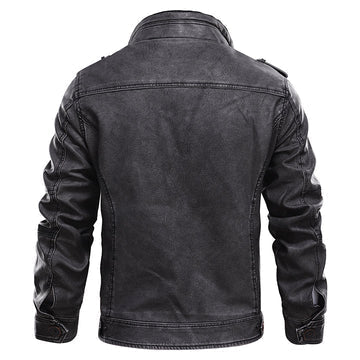 Lederjacke Biker Style - Trendiger Klassiker für Männer - IdealeKleiden
