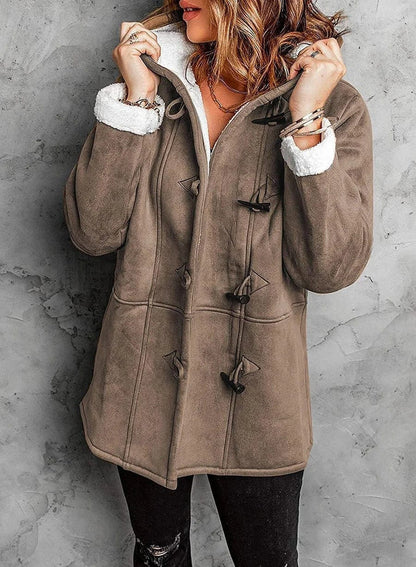 Komfortable Winterjacke mit Kapuze Softshell