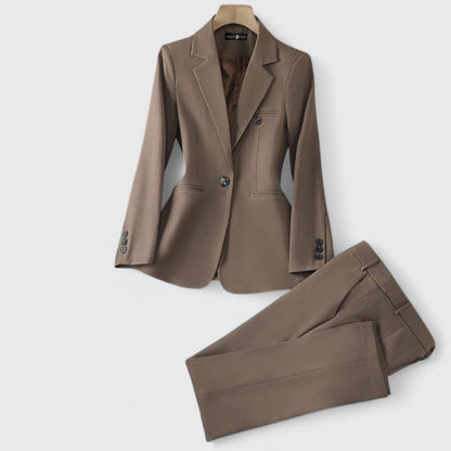 Elegantes Damen Büroanzug Set Zweiteiler