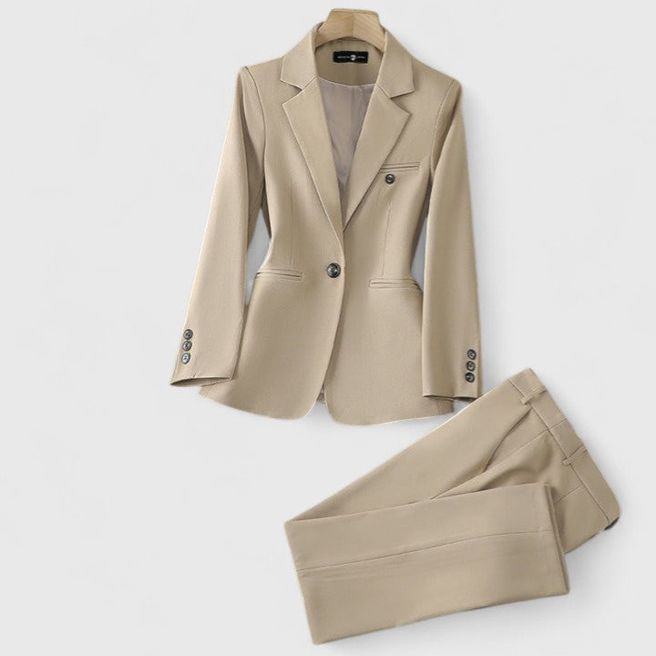 Elegantes Damen Büroanzug Set Zweiteiler