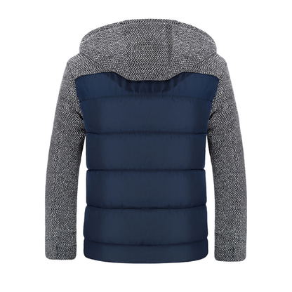Herbstjacke Gefüttert Mit Kapuze Warm - IdealeKleiden