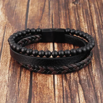 Schwarzes Anti-Stress Armband Beruhigend
