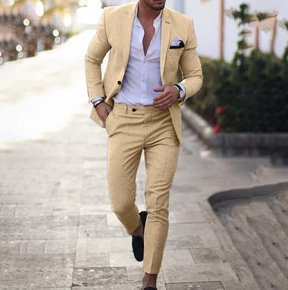 Herren Anzug Zweiteiler Maßanfertigung Blazer Hose