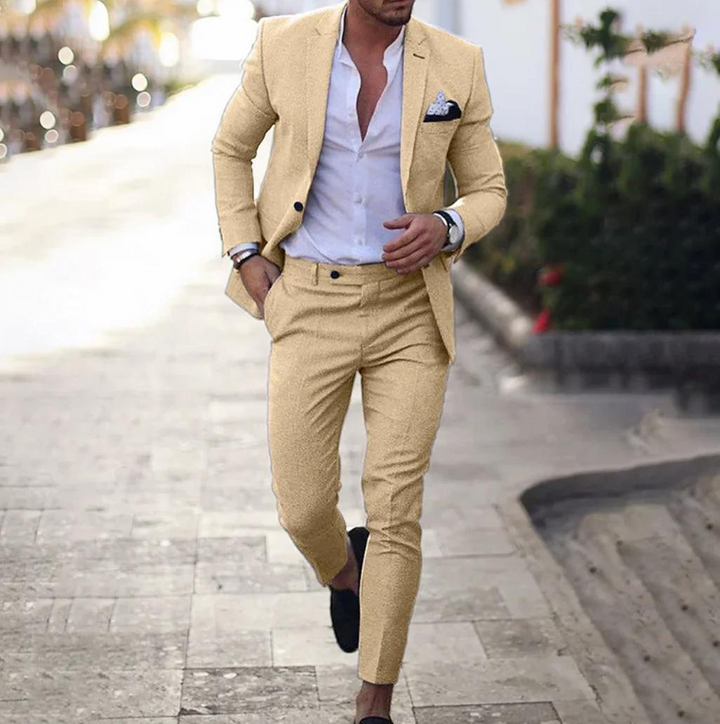 Herren Anzug Zweiteiler Maßanfertigung Blazer Hose