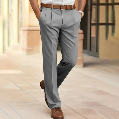 Herren Anzughosen Slim Fit Business
