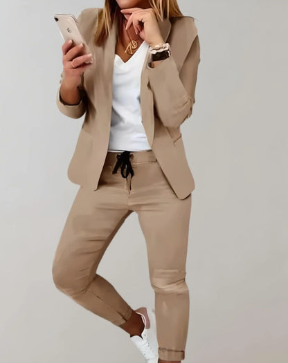 Damen Business-Anzug Elegant Röder Rot