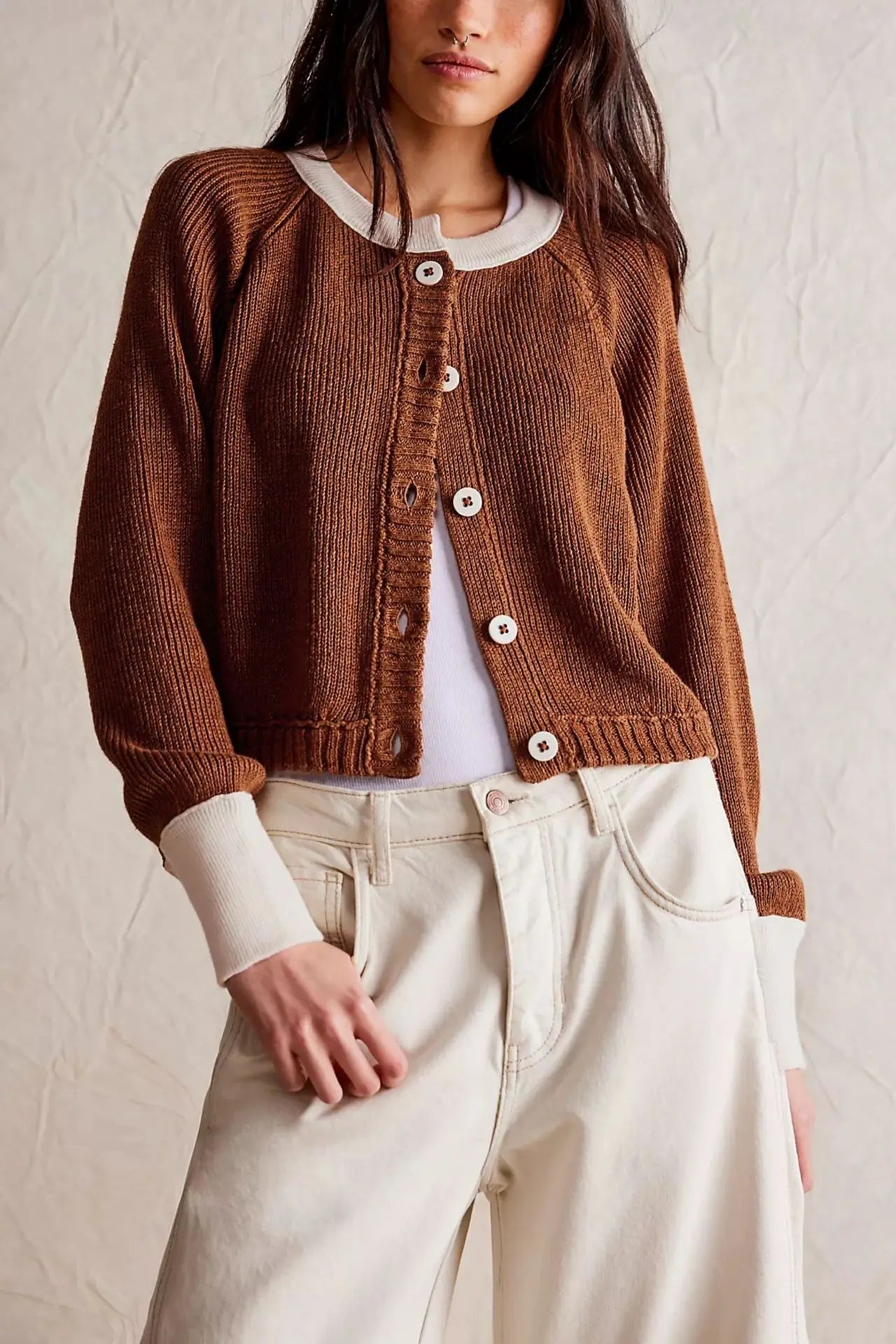 Damen Cardigan Langärmlig Trendig