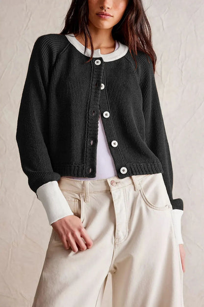 Damen Cardigan Langärmlig Trendig