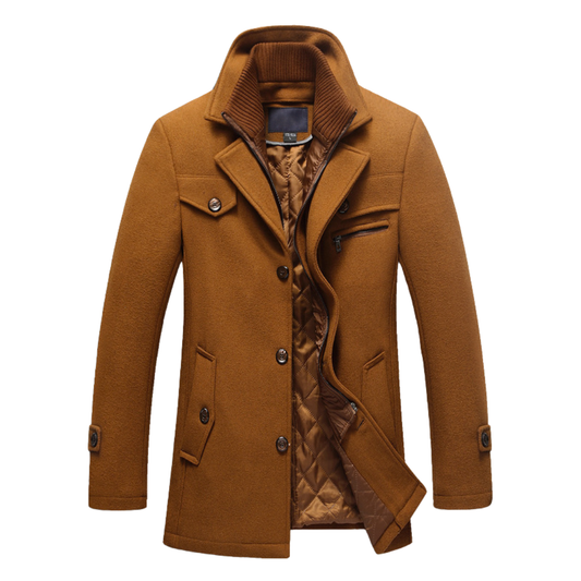 Stylischer Wollmantel Darius - IdealeKleiden