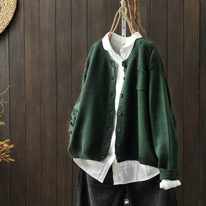 Weicher Cardigan Strick Oversized Bequem