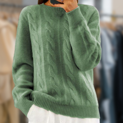 Modische Damenpullover Weich Strick
