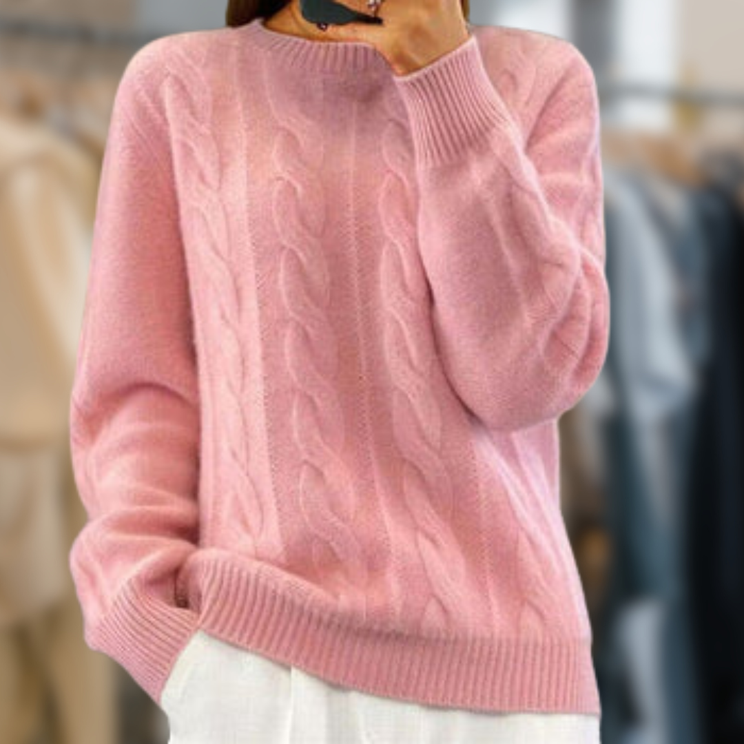Modische Damenpullover Weich Strick