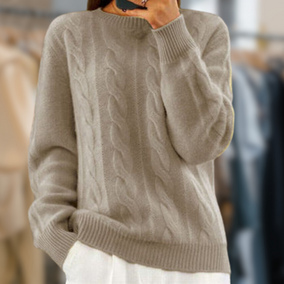 Modische Damenpullover Weich Strick