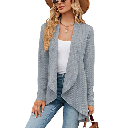 Damen Cardigan Langarm Herbst Chic