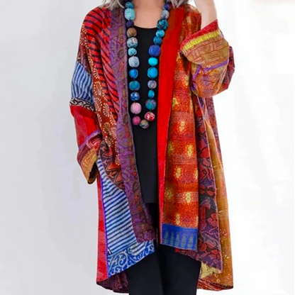 Damen Strickjacke Boho-StilLocker Schnitt
