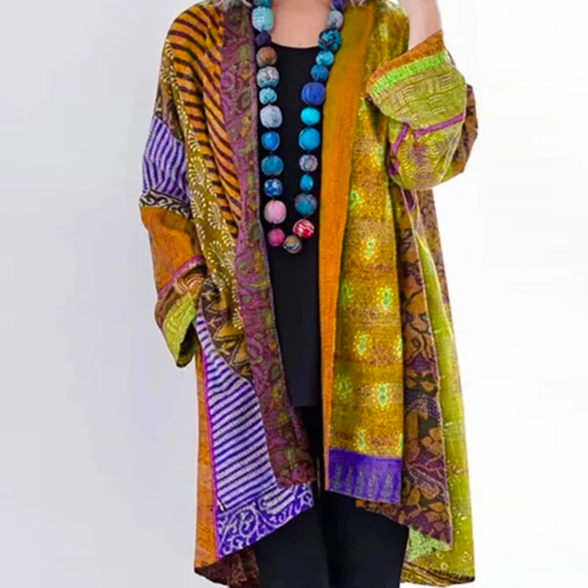 Damen Strickjacke Boho-StilLocker Schnitt - IdealeKleiden