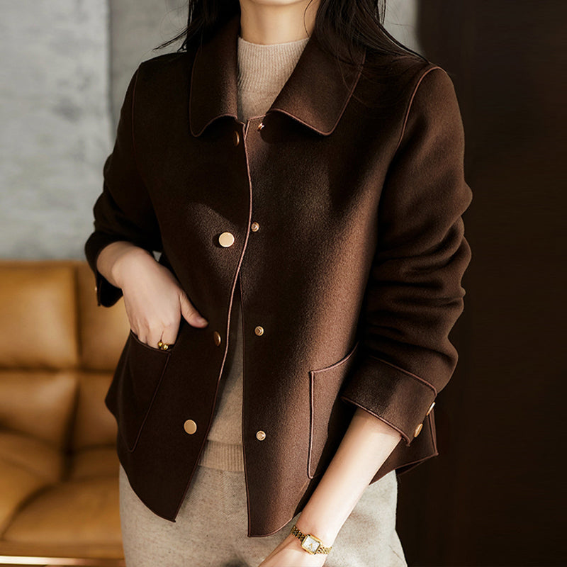 Praktische Herrenjacke - Button-Oberteil mit Brusttaschen